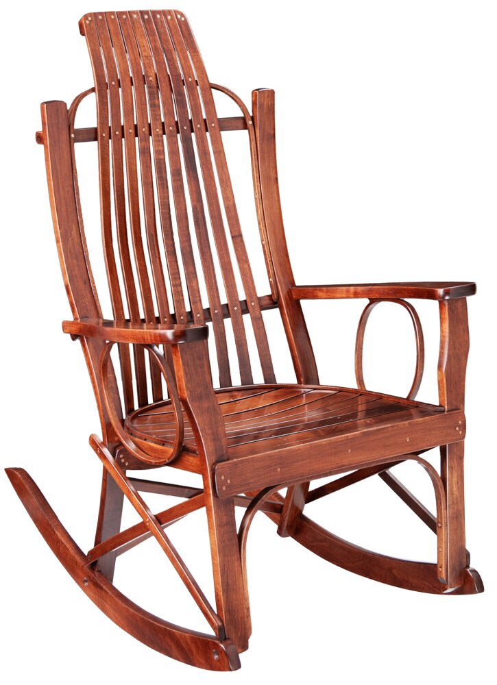 Maple 162 Flat Arm Rocker